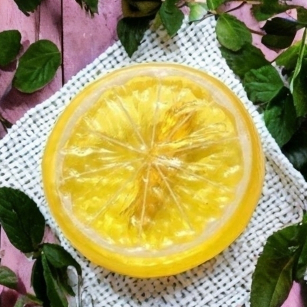 MODCLOTH LEMON ACRYLIC HAIR CLIP